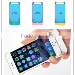 2015 Novelty Smart Automatic Charging Battery Case Cover for IPhone 6 With Protective Plastic Housing thumbnail-1