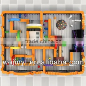 Indoor Kids and Adult Inflatable Obstacle Course&cheap Inflatable Obstacle Course thumbnail-5