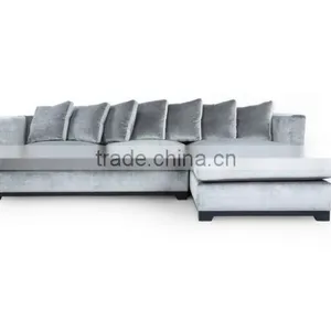 Modern Living Room Sofa Set With L-Shaped Fabric Corner Sofa in Living Room Furniture of Cheap Sofa Set thumbnail-1