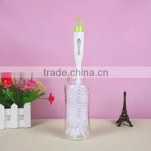 Yiwu Silicone Baby Bottle Brush Milk Bottle Cleaner Bottle Cleaning Brush thumbnail-2