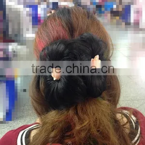 Women Squishy Bun, Synthetic Hair Updo, Hairpieces Claw Clip thumbnail-1