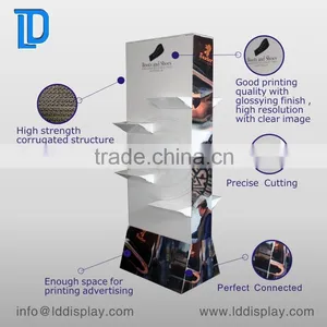 Cardboard Floor Display Stand for Shoes thumbnail-2