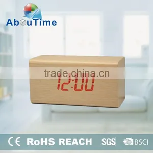 Smart Wood Led Digital Clock thumbnail-1
