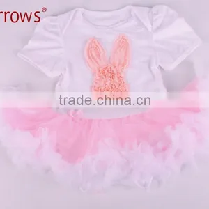2016 Baby Girls Dress Cute Short Sleeve Spring Sport Princess Style Party Clothing thumbnail-4