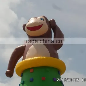 Monkey Inflatable Mini Climbing Wall for Kids and Children Play Games thumbnail-6