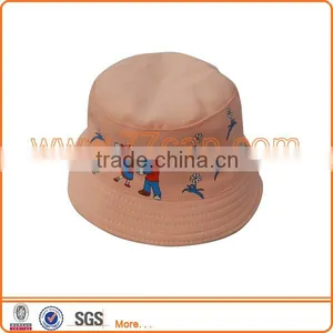 Embroidery Lovely Carton Children Bucket Hats for Sale thumbnail-1