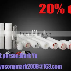 0.22 Micron Nylon Pleated Cartridge Filters Used for Food and Beverage thumbnail-2