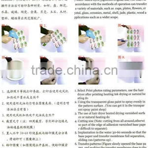 Inkjet no Spraying Glossy Water Transfer Paper thumbnail-1