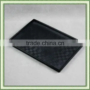 Black Melamine Anti-slip Tray thumbnail-1