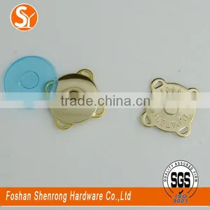 Construction Magnetic Button Press Stud With Nickelgolden Coating thumbnail-1