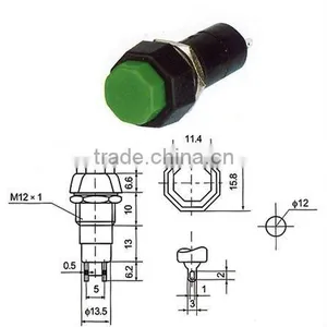 Push Button Switch IllFL6-010 Uminated Rectangular Momentary Latching thumbnail-1