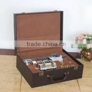 China Factory Wholesale Custom High-grade PU Leather Gift Boxes, Brown Storage Box thumbnail-1
