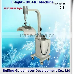 2013 Hot Selling Multi-Functional Beauty Equipment Vascular Removal E-light+IPL+RF Machine Flash Lamp Freckle Removal thumbnail-1