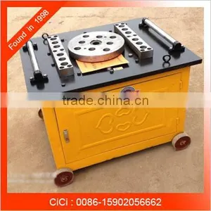 GW50 4KW 380V Reinforcing Steel Bar Bending Machine Automatic Powered Bender thumbnail-1