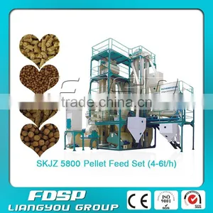 Animal Feed Engineering Machinery 1-2tph Poultry Feed and Pellet Production Plant thumbnail-4