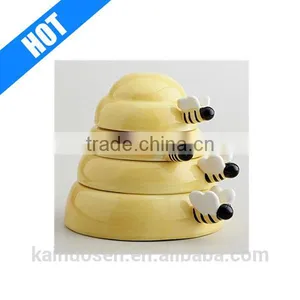 Whole Sale Porcelain Beehive Design Measuring Cups thumbnail-1