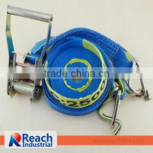 2" Ratchet Tie Down Straps With Goose Hook thumbnail-1