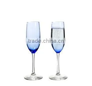 Brand-Name Blue-Tinted Glass Champagne Flutes, 8 Oz. thumbnail-1