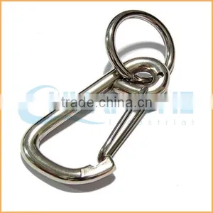 Fashion High Quality Silver Color Aluminum Soild Carabiner thumbnail-6
