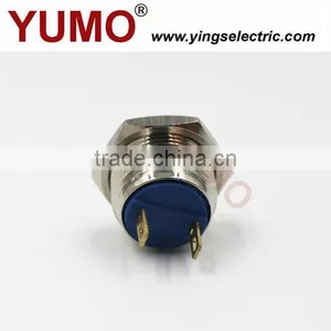 YUMO JS16B-10/J/N Momentary Metal Push Button Switch thumbnail-3