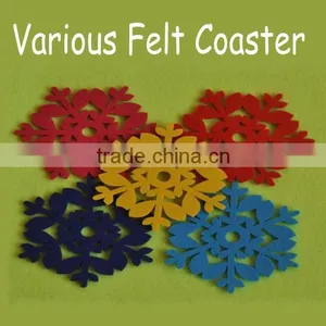 Pressed Cup Felt Coaster for Home Use or Coffee Shop thumbnail-2