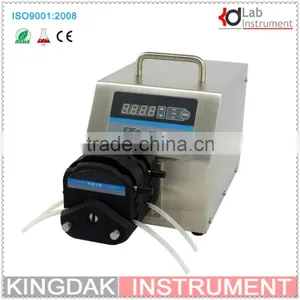 KWT300S Low Flow Precise Variable Speed Peristaltic Pump/ Tubing Pump / Dosing Pump for Water Pumps Fluid / 2 X YZ15 Pump Head thumbnail-2