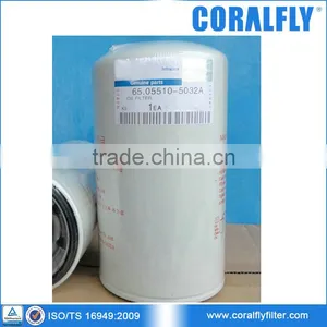 Coralfly OEM фильтр масла для грузового двигателя 65.05510-5032A thumbnail-1
