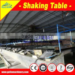 Mini Mobile Gold Shaking Table With Movable Wheels for Small Scale Mining Separation thumbnail-4