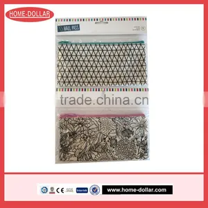 Wholesale Transparent Color Printing Cylindrical Zipper School Pvc Zipper Pen Bag thumbnail-1