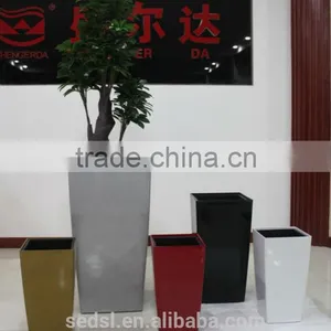 2015 Salable Tall Vase,large Square Flowerpot,home & Garden Decoration thumbnail-1