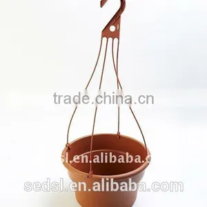 Cheap Plastic Hanging Basket Pot With Hook thumbnail-1