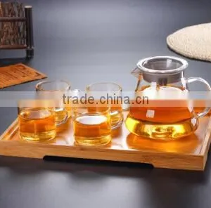 26 oz Borosilicate Glass Teapots With Stainless Steel Infuser and Lid,Ultralight High Heat Resistance thumbnail-5