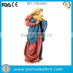 Religious Gift a Mother Kiss a Baby Blessed Religious Statues thumbnail-1