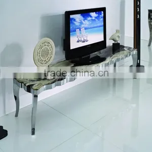 E729 Modern Home Furniture Corner tv Stand Design Corner tv Table thumbnail-1