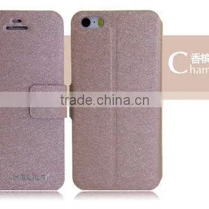 High Quality Wallet Leather Case Flip PU Leather Phone Case Protective Back Covers for IPhone 5 5s thumbnail-5