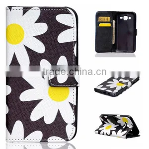 PU Leather Phone Case Flip Leather Holster Wallet Phone Shell for Samsung J5 thumbnail-5