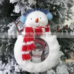 Christmas Snowman Resin Pendant Mini Photo Frame thumbnail-1