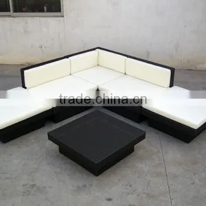 Outdoor Corner Rattan Sofa Set PE Wicker Garden Furniture thumbnail-1
