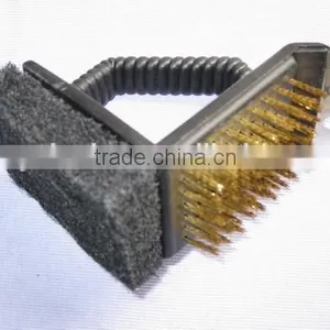 BBQ Foam and Bbq Stainless Steel Bbq Cleaning Brush thumbnail-2