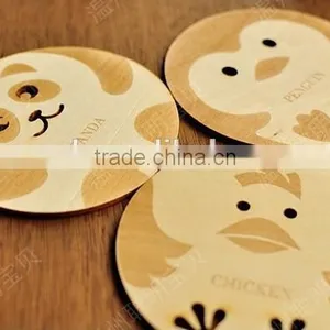 Cheap Wooden Handicraft Wooden Coaster for Your Cup thumbnail-2