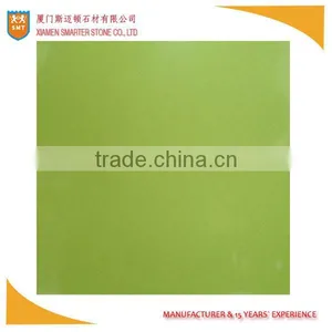 Green Artificial Quartz Slab for Countertop thumbnail-1