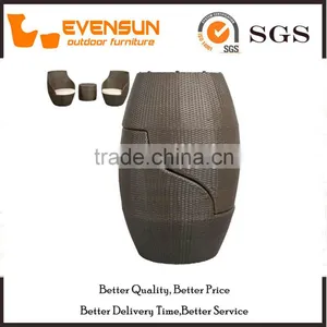 3PCS Egg Shape Stacking Wicker Sofa Set thumbnail-1