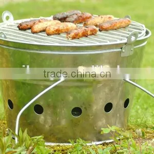 High Quality Colorful Camping Bucket BBQ Grills thumbnail-1