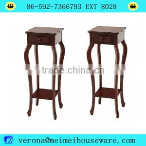 Flower Vase Stand With Draw and Shelf thumbnail-1