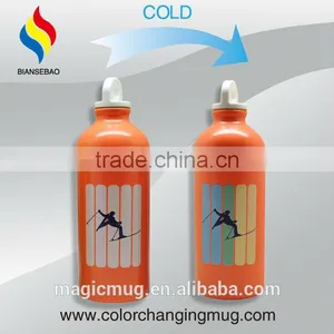 Aluminium Bottle With Carabiner Personal Design Aluminium Sport Bottle thumbnail-1