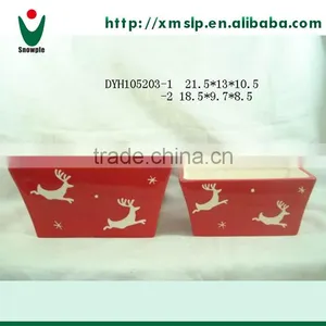 Artificial Garden Ceramic Flower Pot thumbnail-2
