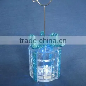 2014 Hot Sales Acrylic Gift Box Ornament Place Card Holder thumbnail-1