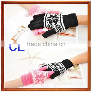 Ladies Fashion Ladies Fashion Touch Screen Gloves Smart Phone 3 Finger Touch Screen Gloves thumbnail-3