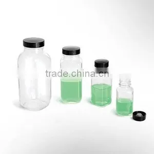 Laboratory Clear Glass Bottle With Wide Mouth thumbnail-1