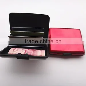RFID Security Square Aluminum Wallet/Credit Card&Cash Holder thumbnail-4